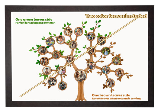 Decorative Leaves – Standard / Maple / Almond blossom/ Lemon drops – Add-on for Branching Families Framed Family Tree