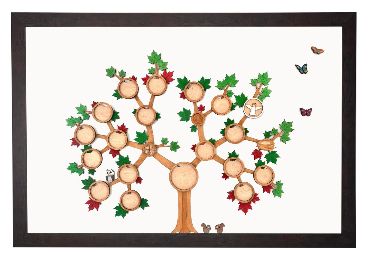 Decorative Leaves – Standard / Maple / Almond blossom/ Lemon drops – Add-on for Branching Families Framed Family Tree
