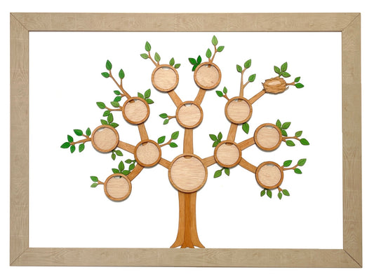 Framed Family Tree