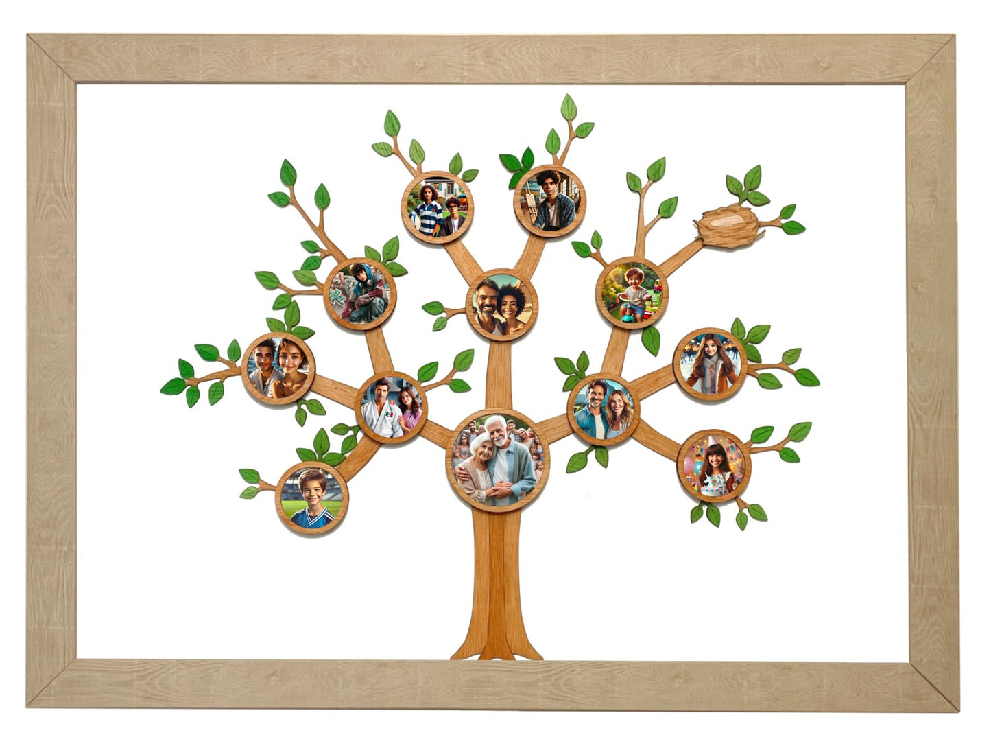 Framed Family Tree