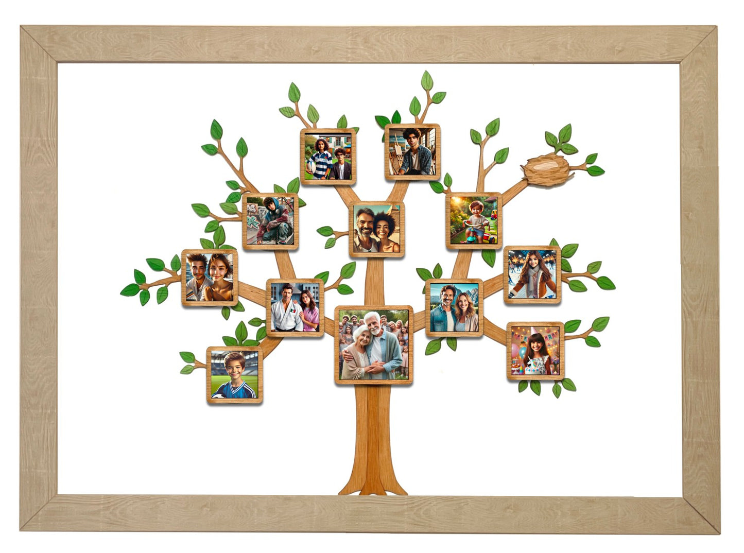 Framed Family Tree