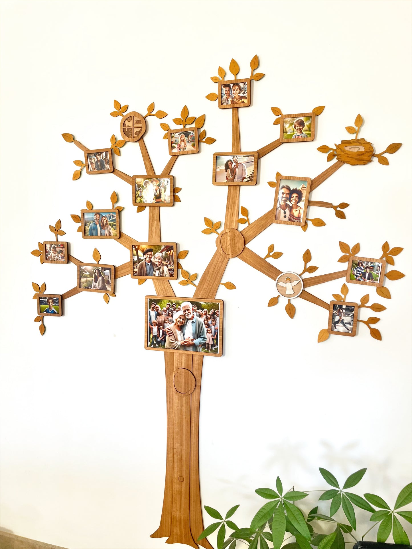 Decorative Leaves – Standard / Maple / Lemon drops – Add-on for Branching Families Wall Family Tree