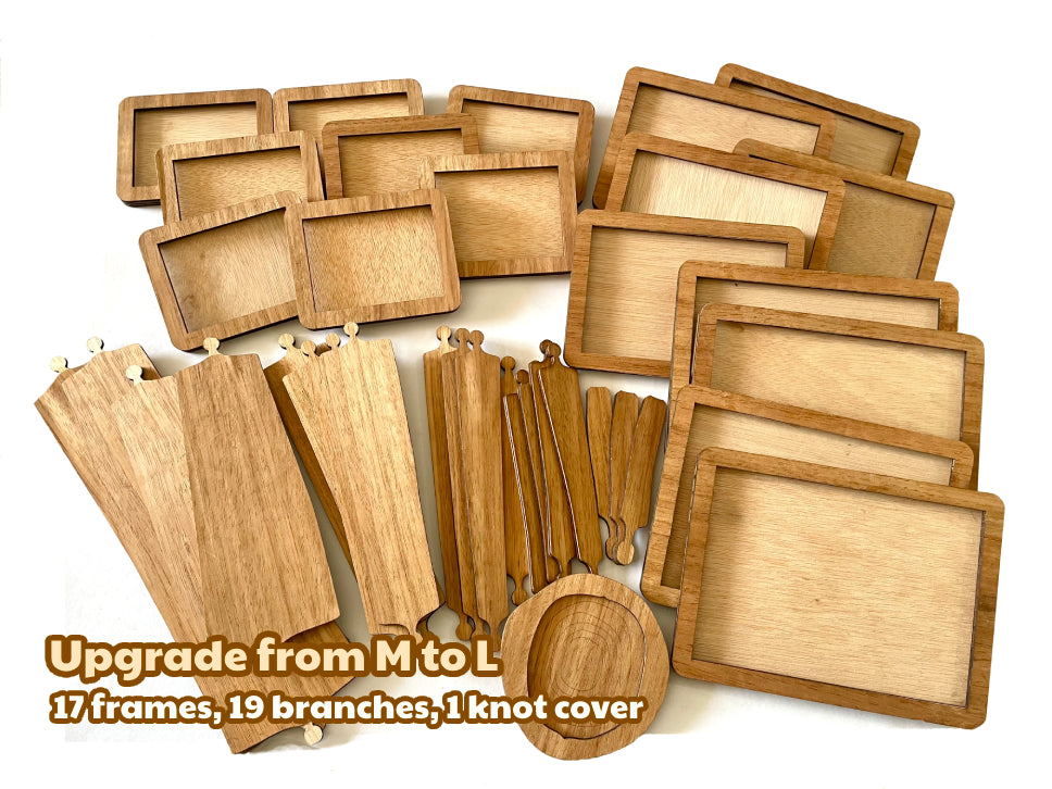 Magnetic Photo Frame Set for Wall Tree