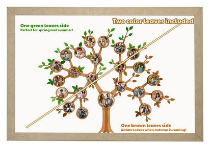 Decorative Leaves – Standard / Maple / Almond blossom/ Lemon drops – Add-on for Branching Families Framed Family Tree