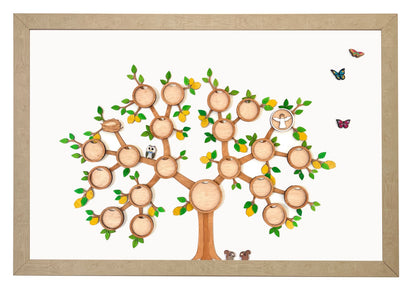 Decorative Leaves – Standard / Maple / Almond blossom/ Lemon drops – Add-on for Branching Families Framed Family Tree